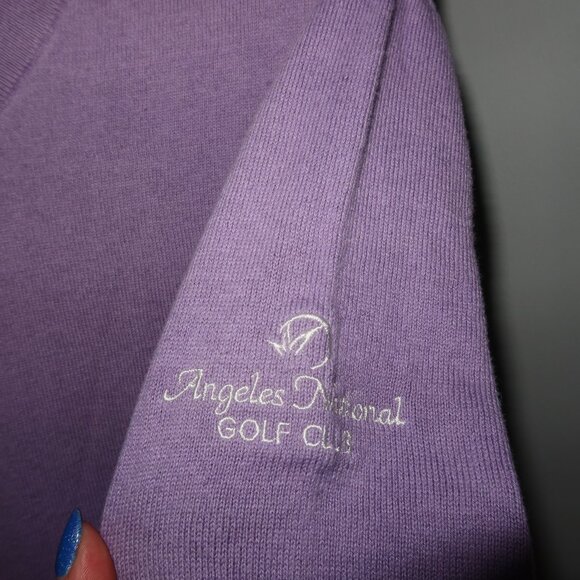 Angeles National Golf Club Purple Sweater - Picture 4 of 6